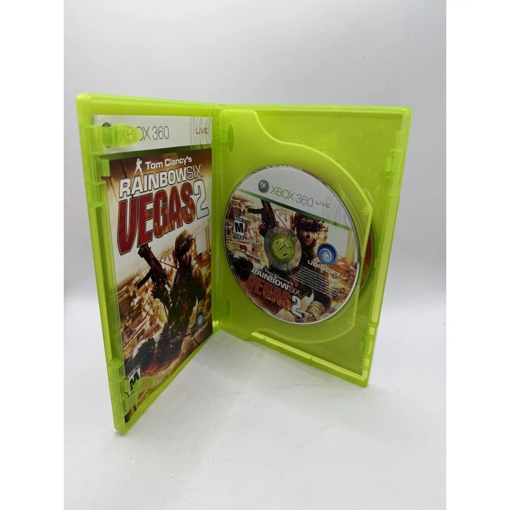 Tom Clancy's Rainbow Six Vegas & Vegas 2 Xbox 360 Lot Tested M EXTRA disk